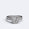 varitsa-jewellers - 1.1ct Cushion Cut Diamond Infinity Style Gold Engagement Ring - 06GG70